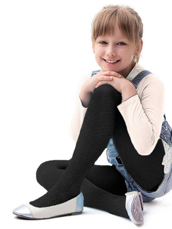 NOQ By Knittex Microfibre Mini Mini Nero Black 40 DEN children's tights