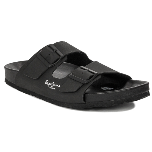 Pepe Jeans Black Men Slides