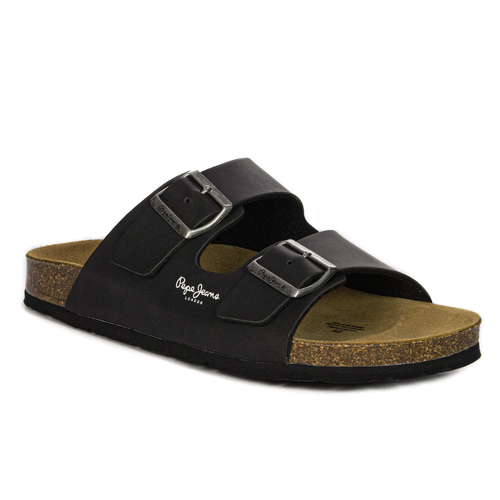 Pepe Jeans Black Men's Slides