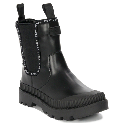 Pepe Jeans Women's Gum Chelsea Black Boots