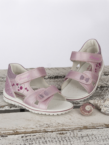 Primigi Children's Pink Rosa Sandals With Velcro