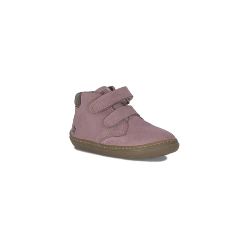 Primigi children's velcro nubuck leather Canyon/Rosa boots