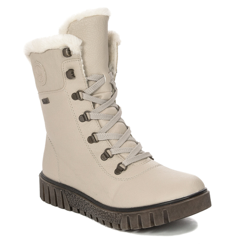 Rieker Boots women's beige insulated boots