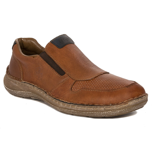 Rieker Men's Brown Slip-on Low Shoes