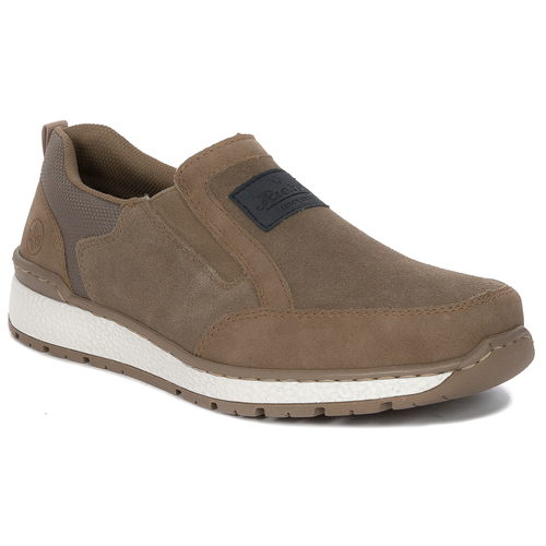 Rieker Men's beige slip-on low shoes