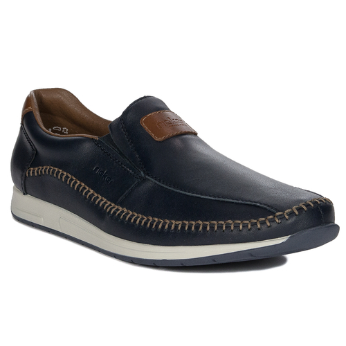 Rieker Men's blue slip-on low shoes