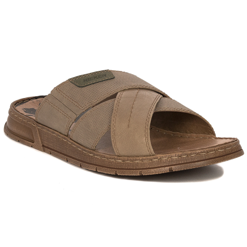 Rieker Women's Beige Slides