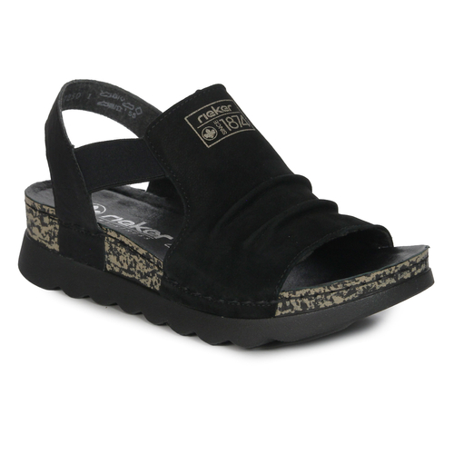 Rieker Women's Black Sandals