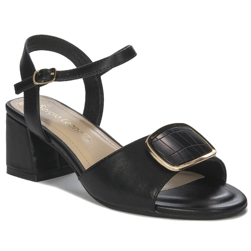 Sergio Leone Black Sandals