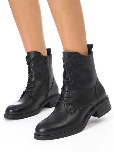 Sergio Leone Black Women's Warmed Boots