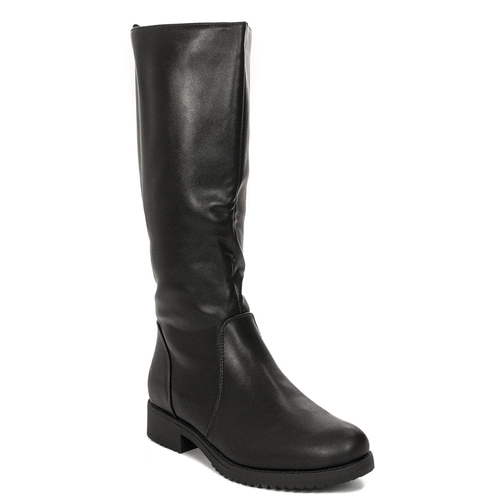 Sergio Leone KZ528 Boots warmed Black