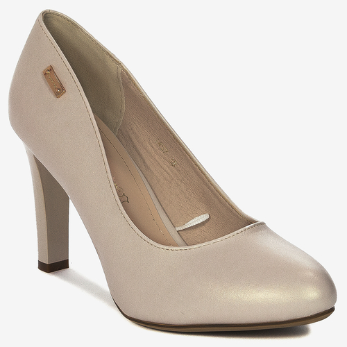 Sergio Leone Nude Perl PU Pumps