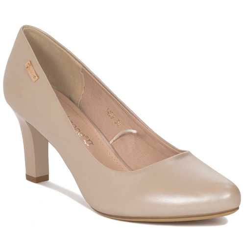 Sergio Leone Nude Perl PU Pumps