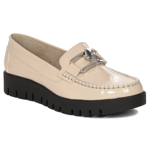 Sergio Leone Women's Beige loafers shoes