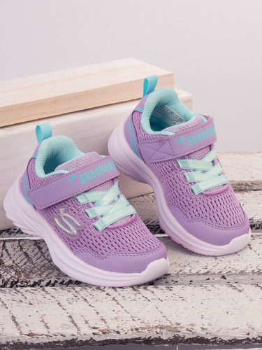 Skechers Girls Shoes Lavender Aqua