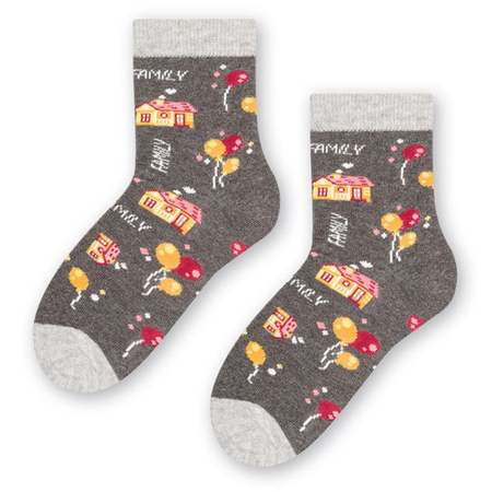 Steven 084 Graphite / Balloons Socks