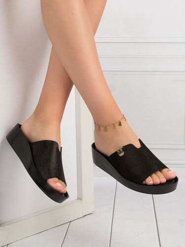 T.Sokolski Women's Black Slides