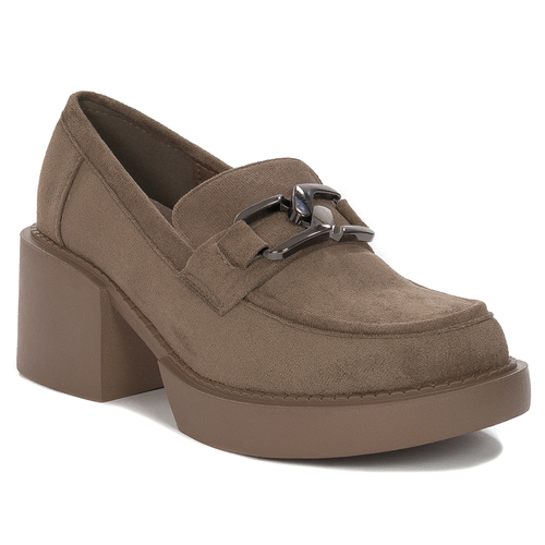 T.Sokolski women's taupe flat shoes