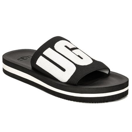 UGG 1099833W-BLK Black Slides