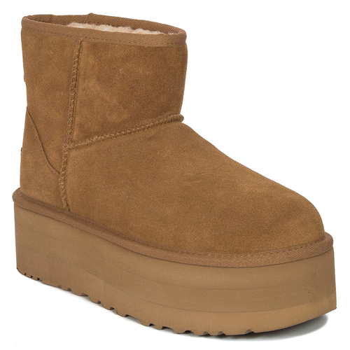 UGG Boots Classic Mini Platform Chestnut