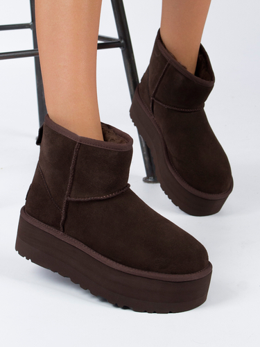 UGG Classic Mini Platform Burnt Cedar Boots