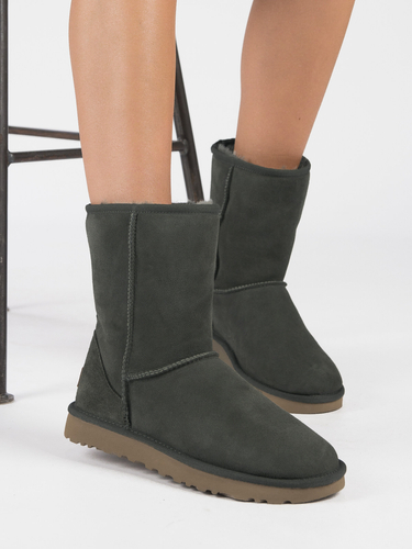 UGG Green Boots Classic Short II Forest Night FRSN