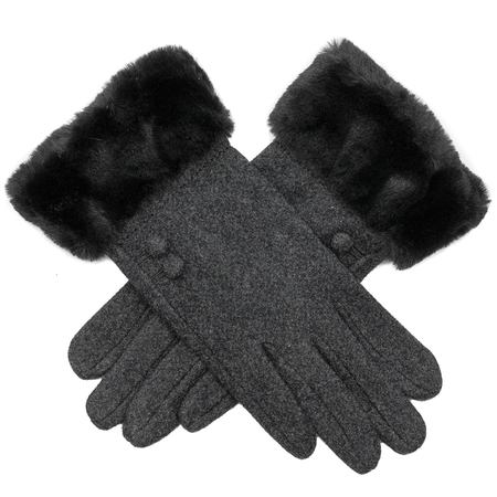 Venezia Unisono Sun 164-FG3181 Nero Black Gloves