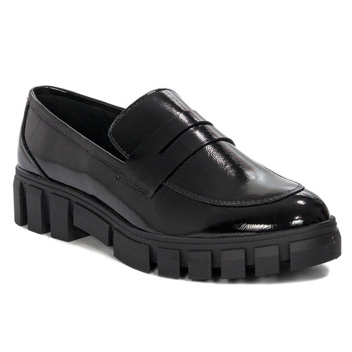 Women's loafers shoes Sergio Leone Black