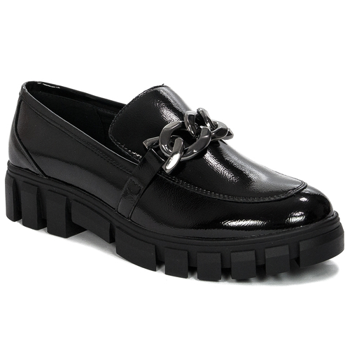 Women's loafers shoes Sergio Leone Black