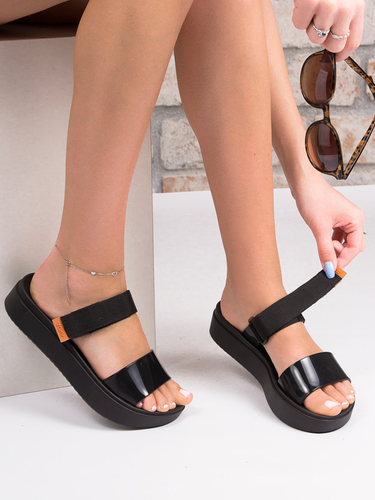 Zaxy Step Tam Fem Black flip-flops