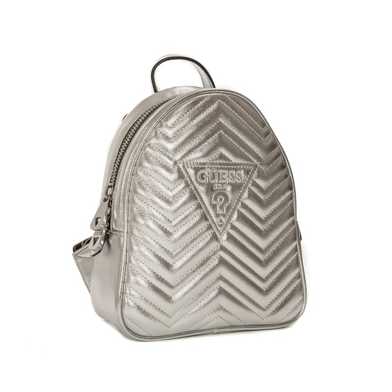 guess backpack silver