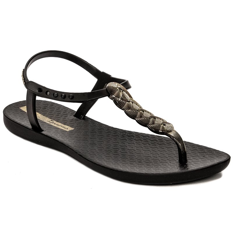 Ipanema 82517-21976 Black-Gold Sandals 