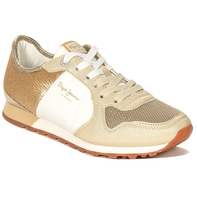Pepe Jeans PLS30625-099 Gold Sneakers 