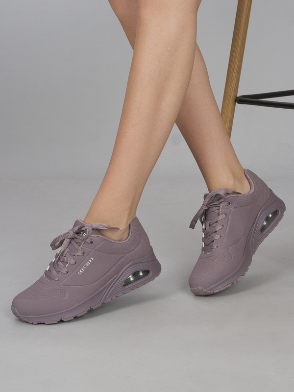 Dark purple skechers deals