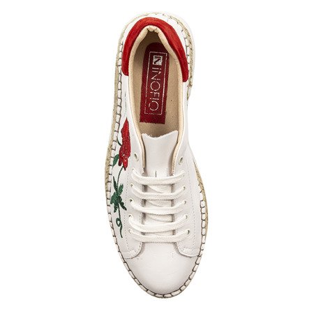  Inofio FAB27-01-00-0 White Flat Shoes