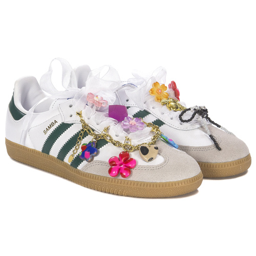 Adidas Samba OG IE3437 Limited Edition white - green sneakers