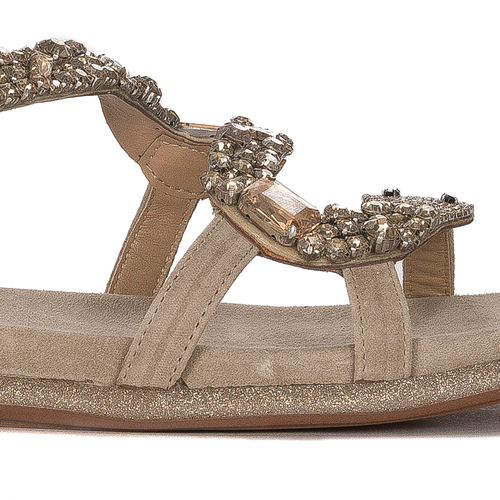 Alma En Pena Beige Sandals V23413VIS