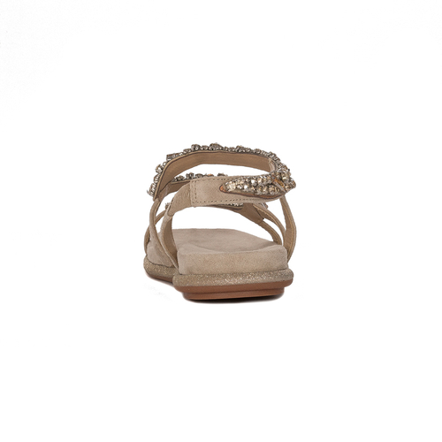 Alma En Pena Suede Sand Sandals