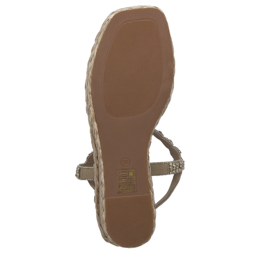 Alma En Pena Women's Suede Vision Beige Sandals