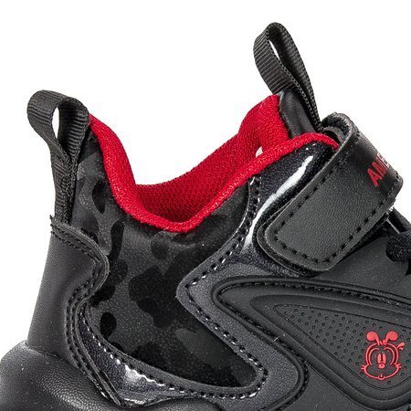 American Club BD14/21 Black/Red Sneakers