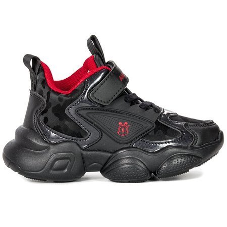 American Club BD14/21 Black/Red Sneakers