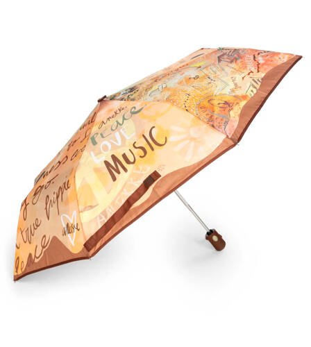 Anekke Women's Automatic Peace & Love Umbrella