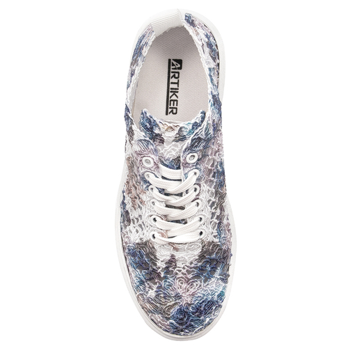 Artiker 52C2484 Blue and White Flat Shoes