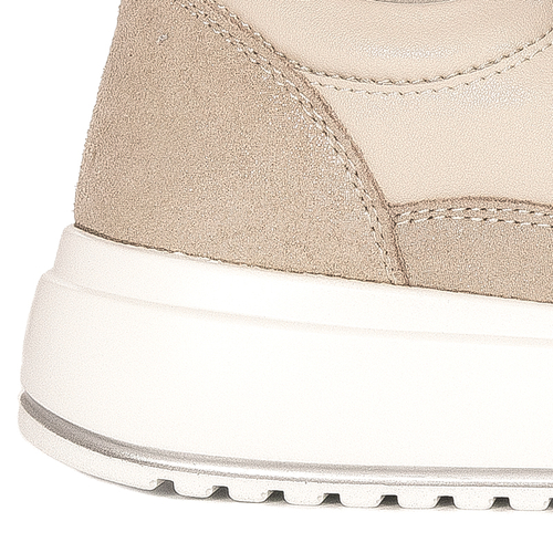 Artiker Beige and Gold Women's Sneakers