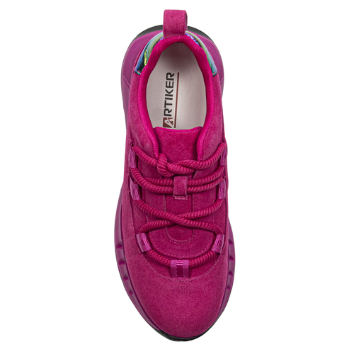 Artiker Pink Suede Women's Sneakers