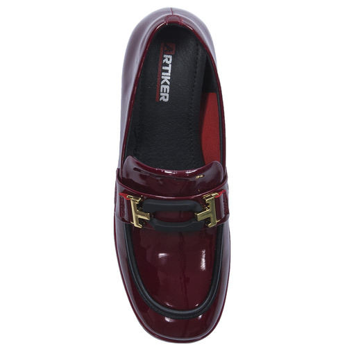 Artiker Red Burgundy Women's Low Shoes