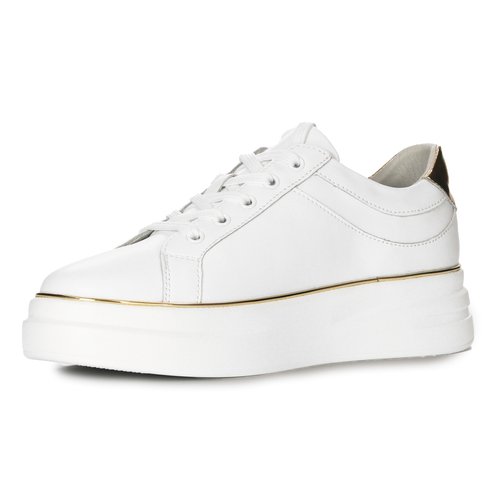 Artiker White-Gold Women's Sneakers