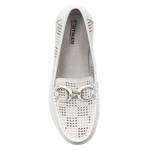 Artiker White Women's Flat Shoes