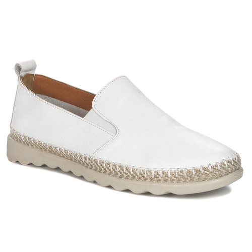 Artiker White Women's Flat Shoes