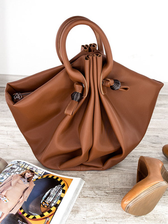 Ascopera Curvo AP21-C194 Tan Brown Totes Bag